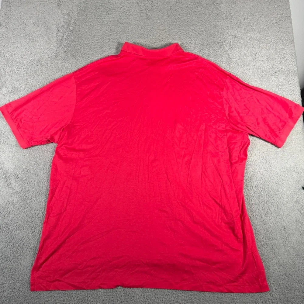 Polo Ralph Lauren Polo Shirt Mens 4XLT Red Pima Soft Touch Flesh Pony Logo